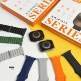 ساعت هوشمند 7 بند kw30 max طرح اپل واچ دارای زبان فارسی امکان تماس و sms ایکس
