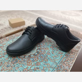 (اقساط 12 ماهه) کفش مردانه رسمی بندی مدل سبلان رنگ مشکی پرفروش باحداقل سود ارسال رایگان پرفرووش