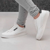 کفش اسپرت مردانه مدل ونیز رنگ سفید مشکی زیره سفید پرفروش باحداقل سود ارسال رایگان پرفرووش